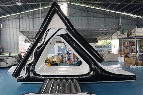 Commercial Giant Inflatable Water Toys Inflatable Floating Water Climbing Slide Combo Inflatable Water Trampoline
