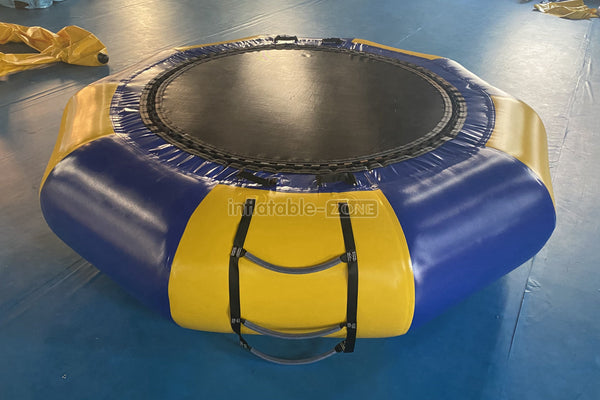 Inflatable Water Trampoline Inflatable Jumping Bed Floating Round Inflatable Water Jumper Bounce Equipment