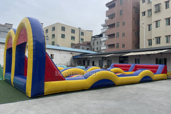 Fun Inflatable Zorb Ball Race Track Rolling Hill Great Commercial Inflatable Ramp For Zorbing Game