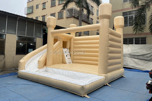 Jumping Castle Water Slide Combo Wedding Bounce House Inflatable Party For Adults And Kids