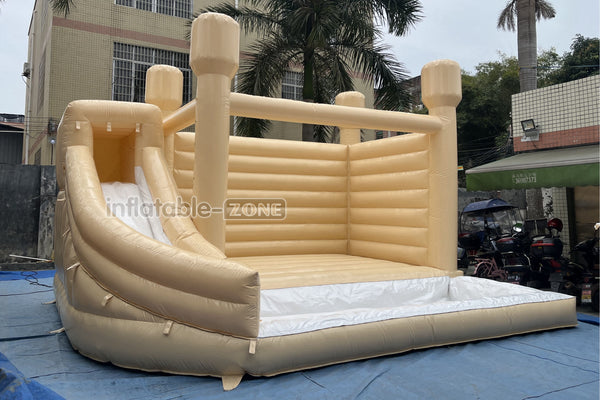 Jumping Castle Water Slide Combo Wedding Bounce House Inflatable Party For Adults And Kids