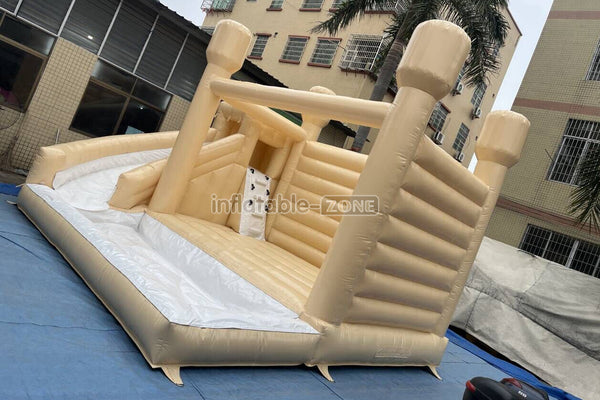 Jumping Castle Water Slide Combo Wedding Bounce House Inflatable Party For Adults And Kids