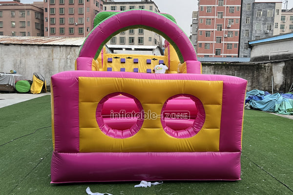 Large Obstacle Course Party Event Energy Challenge Sports Inflatable Obstacle Jumping Castle Bouncer With Slide