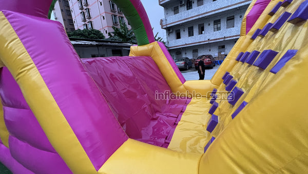 Large Obstacle Course Party Event Energy Challenge Sports Inflatable Obstacle Jumping Castle Bouncer With Slide