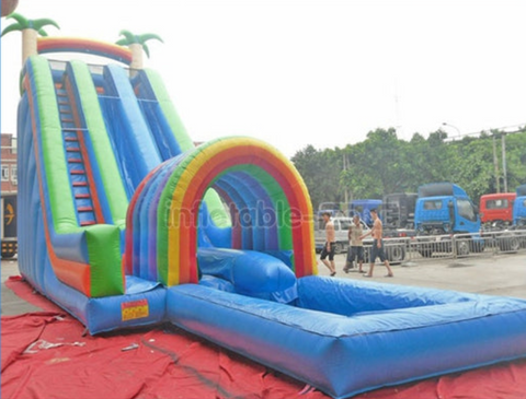 Truck Inflatable Slide Theme Inflatable Slide Long Inflatable Slides