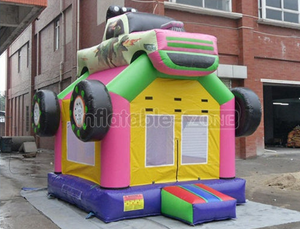 Inflatable Bounce,Small Inflatable Indoor Bouncer,Happy Clowns Inflatable Bouncer