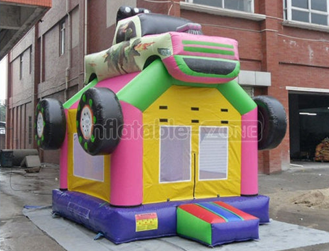 Inflatable Bounce,Small Inflatable Indoor Bouncer,Happy Clowns Inflatable Bouncer