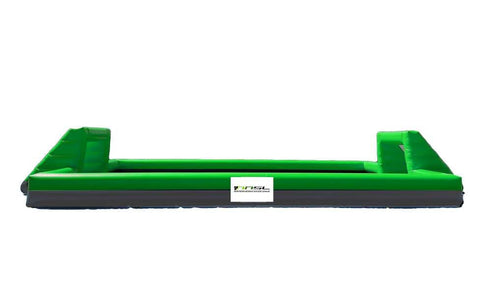 18x9m inflatable soccer arena with blower and logos to Cesar