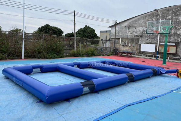 Outdoor Sports Game Triple Inflatable Panna Soccer Field Small Inflatable Football Pitch