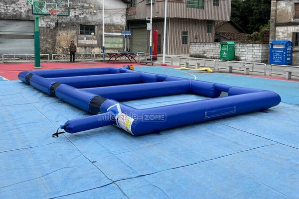 Outdoor Sports Game Triple Inflatable Panna Soccer Field Small Inflatable Football Pitch