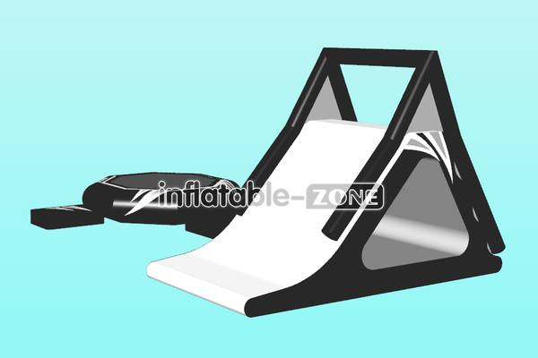 Inflatable-Zone Design Commercial Play Challenge Game Inflatable Water Park Trampoline Combo Floating Water Slide