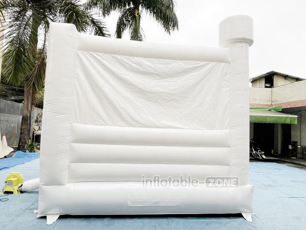 Inflatable Wedding Bounce House Combo Commercial Jumper White Bouncy Castle With Slide For Parties Near Me