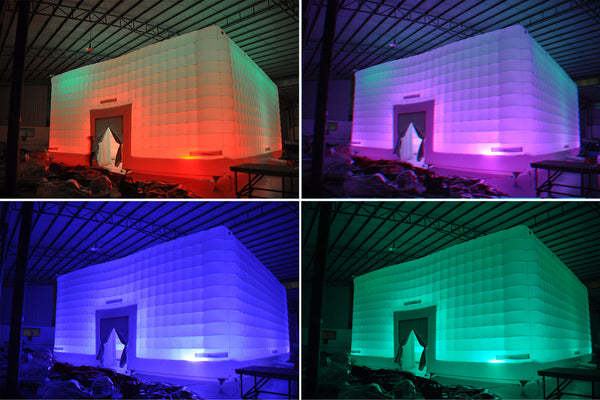 Professional Factory White Inflatable Night Club Tent, Giant Outdoor Inflatable Pub Tent Club