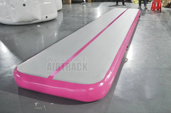Pink Air Floor Gymnastics Air Tumble Mat