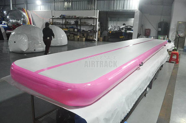 Pink Air Floor Gymnastics Air Tumble Mat