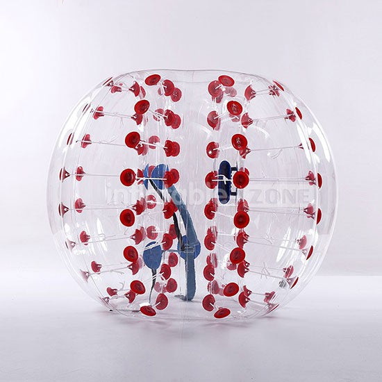 5 Blue Dot, 5 Red Dot 1.5M Dia PVC Bubble Soccer For Team Play,1 Air Pump