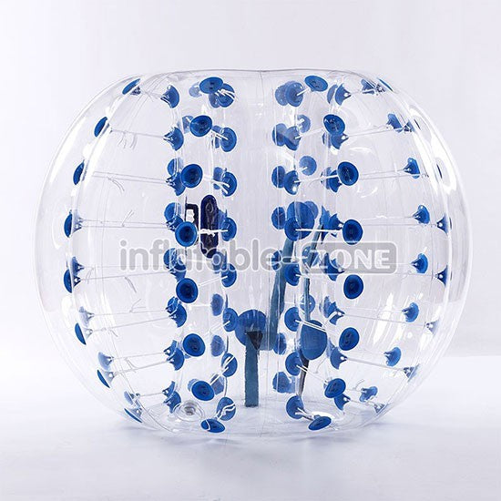 5 Blue Dot, 5 Red Dot 1.5M Dia PVC Bubble Soccer For Team Play,1 Air Pump