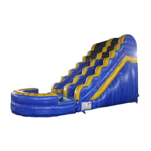 Backyard Blast Water Slide Commercial Fun Bounces Inflatable Waterslide Blow Up Slide And Pool