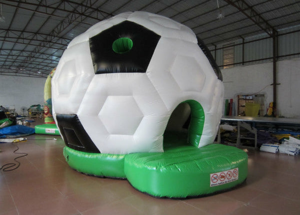 Waterproof PVC Kids Inflatable Bounce House / Classic Inflatable Football Bouncy Castle