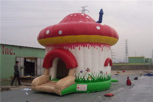 Dome Tent Shape Inflatable Jumping Castle , Sports Bounce House Anti UV