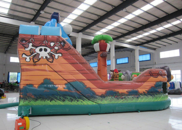 Elephant Inflatable Pirate Ship Bouncer Animals Pirate Boat Silk Printing hot sale inflatable animals pirate boat