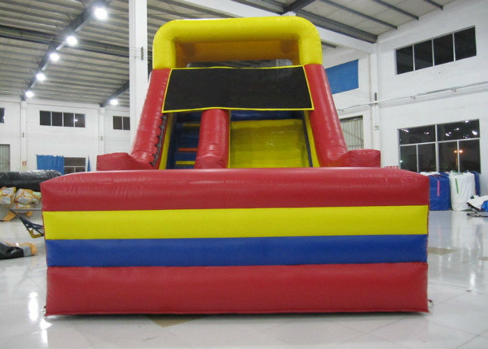 Outdoor Games Commercial Inflatable Water Slides 0.55mm Pvc Tarpaulin 6 X 3.6m