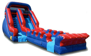 Outdoor Games Kids Inflatable Water Slide 0.55mm PVC Tarpaulin For Commercial Events