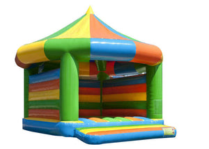 Kindergarten Baby Inflatable Bounce House Fireproof 6.5 * 5.2 * 5.1m Safe Nontoxic