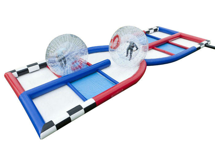 Funny Human Inflatable Bumper Bubble Ball , Inflatable Blow Up Race Track Rental