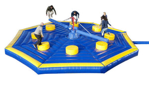 Active Game Inflatable Wipeout Sweeper Game , Inflatable Outdoor Blow Up Toys For Toddlers