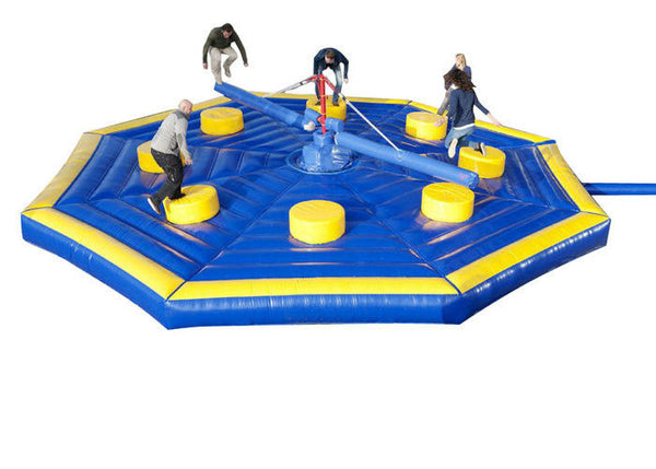 Active Game Inflatable Wipeout Sweeper Game , Inflatable Outdoor Blow Up Toys For Toddlers