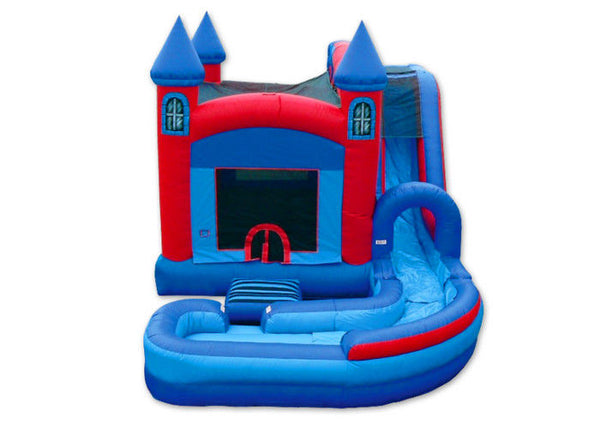 Inflatable Castle Combo Bounce House , Blow Up Bounce House 0.55mm PVC Tarpaulins