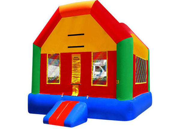Rainbow Outdoor Playground Inflatable Bounce House  With 6 years Warranty