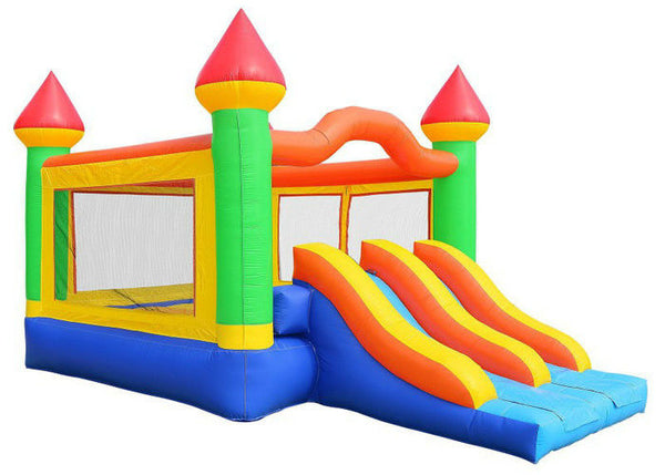 Commercial Inflatable Bouncer Combo / 0.55mm PVC Kids Bouncy Castle