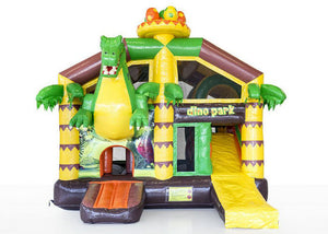 Commercial Grade 0.55mm PVC Tarpaulins Inflatable Bouncer Combo For Children OEM ODM