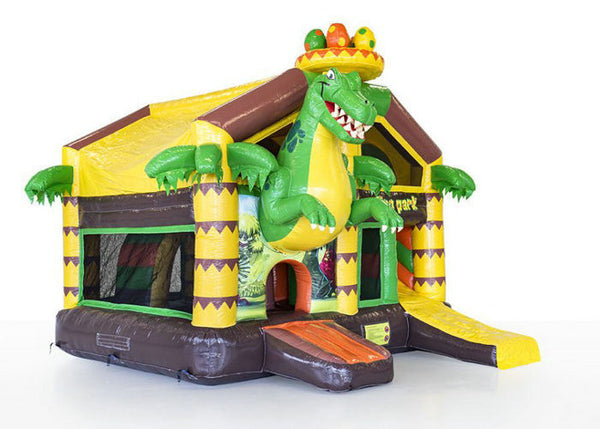 Commercial Grade 0.55mm PVC Tarpaulins Inflatable Bouncer Combo For Children OEM ODM