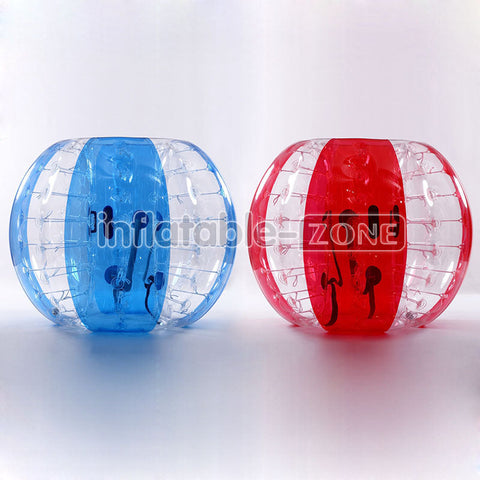 5 Red Flower, 5 Blue Flower 1.5M Bubble Soccer Ball For Team Game, 1 Air Pump