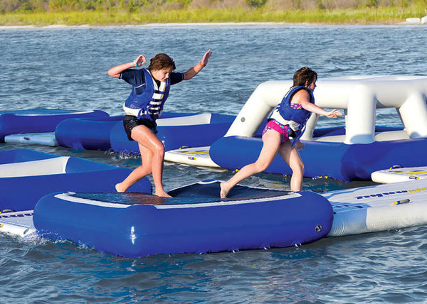 New Fun, Inflatable Water Floating Obstacle Course Game