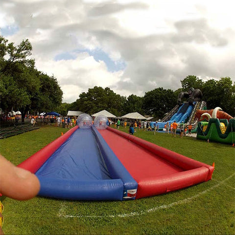 Zorbing Race Track Tunnel For Human Hamster Ball