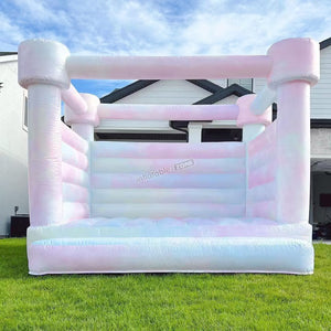 Pastel Color Wedding Jumping House Party Bounce House