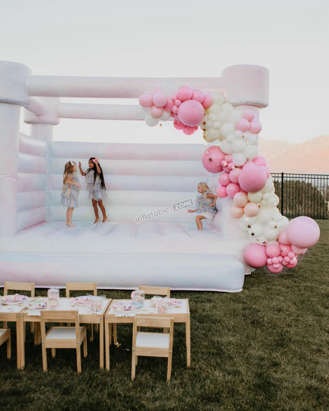 Pastel Color Wedding Jumping House Party Bounce House