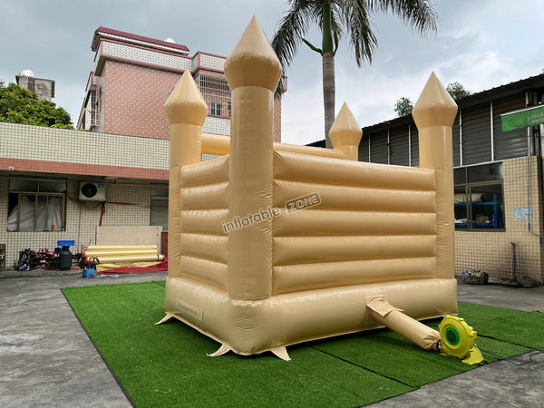 New Color Peach Bounce House Castle