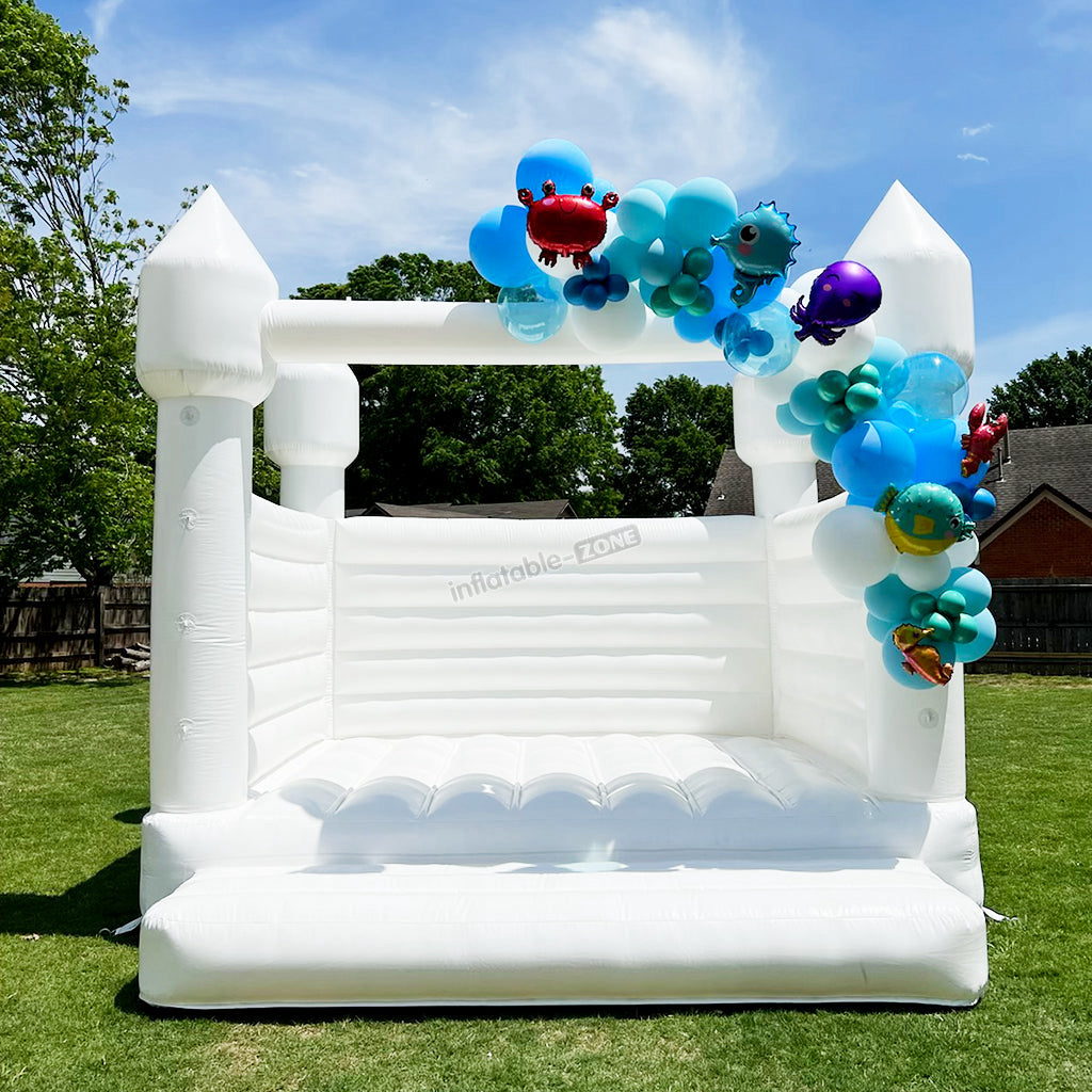 White Bounce House, Romantic White Bouncy Castle