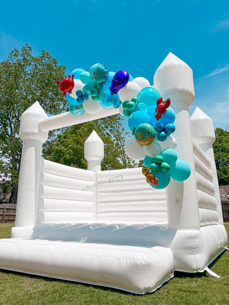 White Bounce House, Romantic White Bouncy Castle