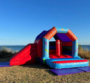 Commercial Inflatable Bounce House For Party Event, Bounce Castle With Slide For Kids