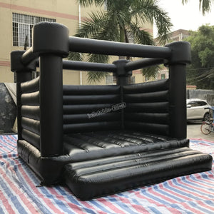 Black Wedding Bouncy Castle Inflatable Bounce House