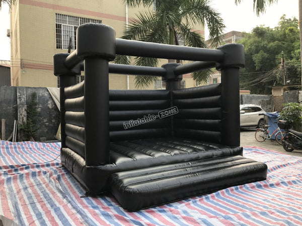 Black Wedding Bouncy Castle Inflatable Bounce House