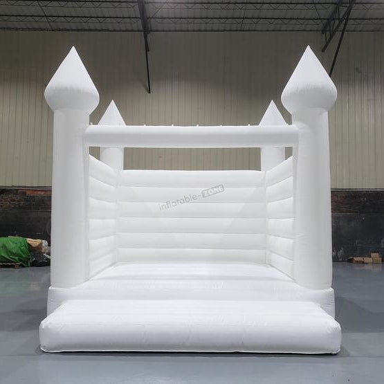 White Bounce House, White Wedding Bouncy Castle