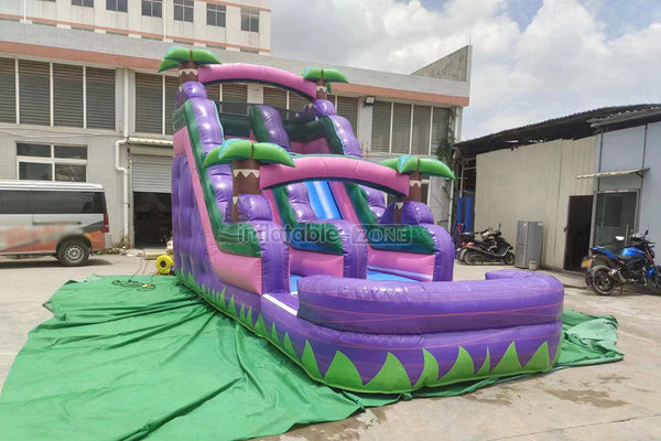 Outsunny Bouncy Jumping Castle Blow Up Party Commercial Inflatable Water Slide With Pool