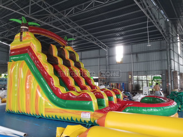 Inflatable Water Slide Slipping Slide With Pool Blow Up Bounce Slides
